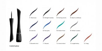 Colorful Eyeliner, Colorful Eyes, Made in Sephora