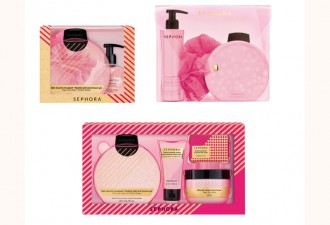 Golden Bath: Bath Gift Set, Maxi Pouch - Cotton Flower a Premium Bath Gift Set, Made in Sephora