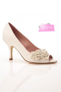 Svatební lodičky na nízkém podpatku Emmy 2012 - Lucy