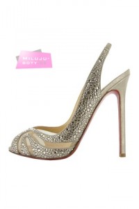 Zladé svatební boty Christian Louboutin